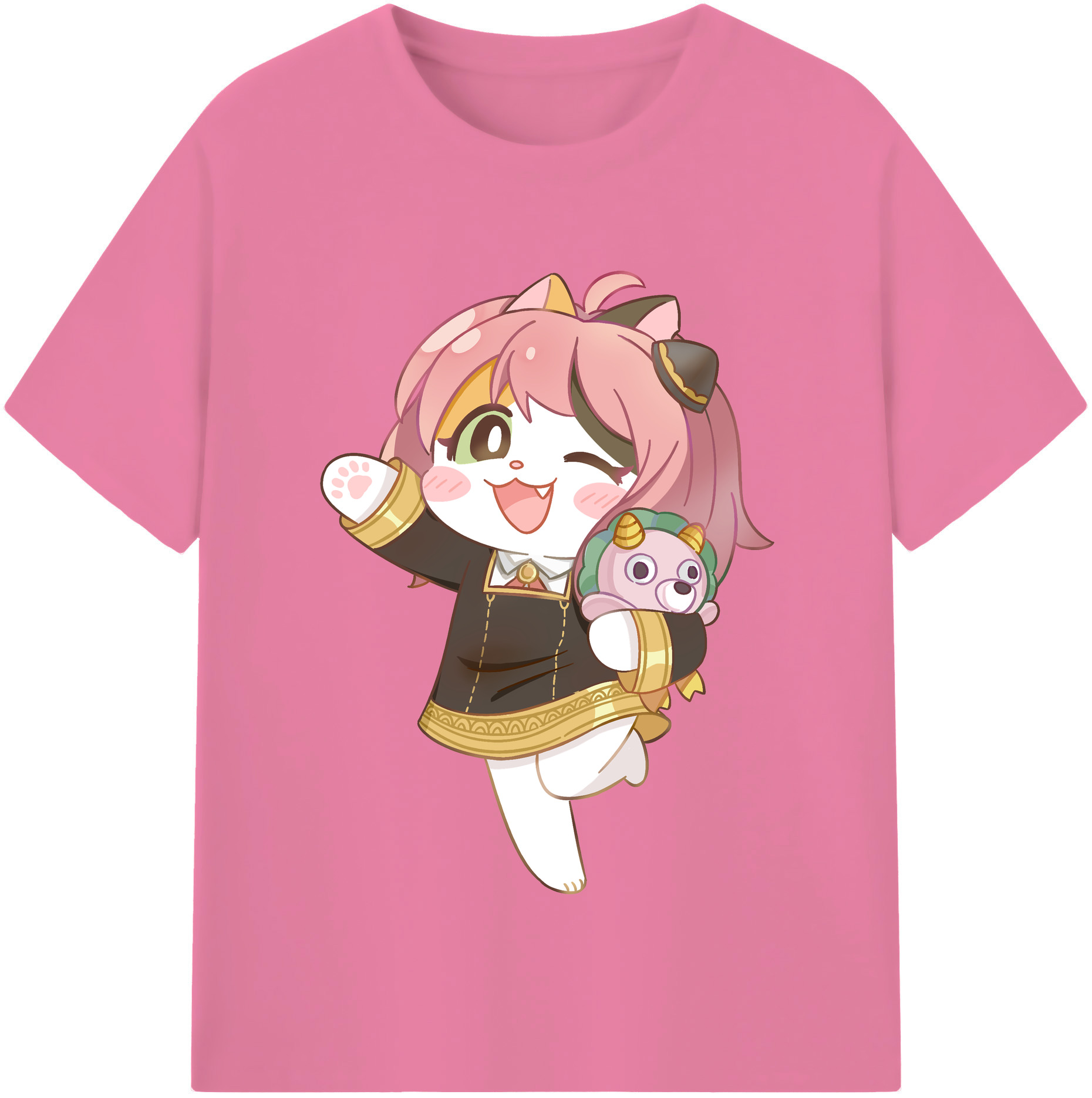 （画像用） SPY×FAMILY间谍家家酒 綿100％半袖Tシャツ（フロントプリント）